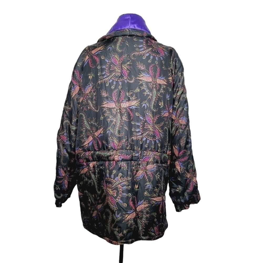 Skea 100% Silk 90s Vintage Ski Jacket - Picture 3 of 14